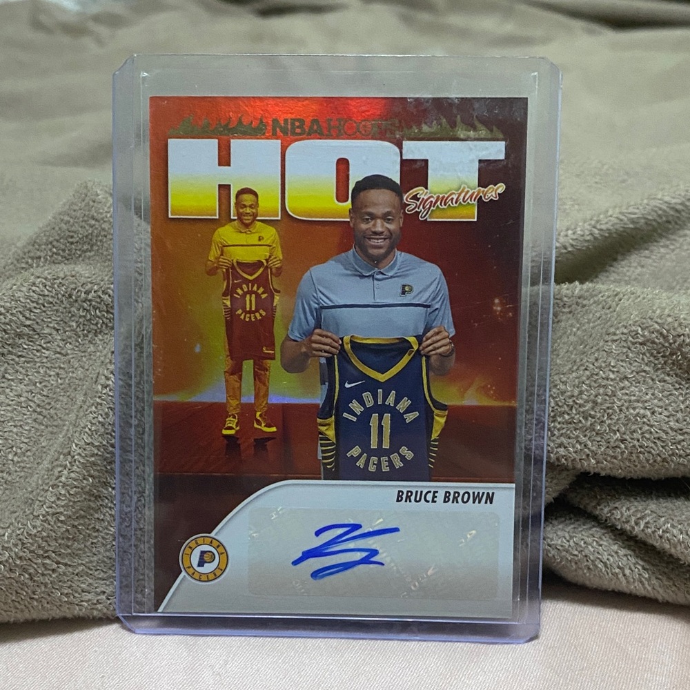 2023 NBA Hoops Hot Signatures Bruce Brown Auto!!